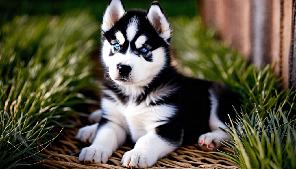 Siberian husky puppies