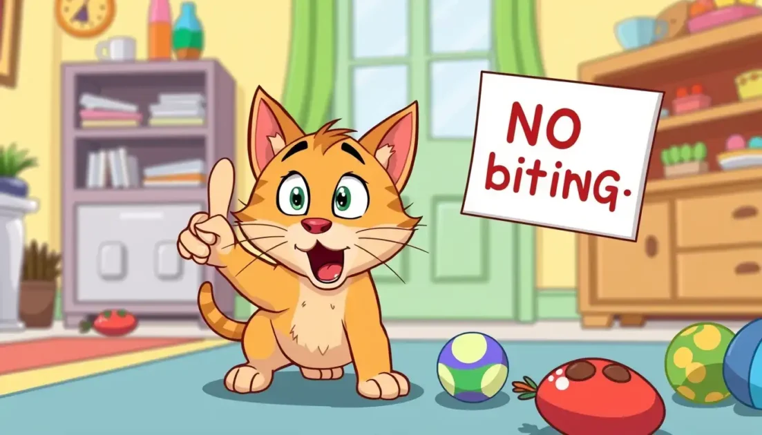 Το γατάκι σας δαγκώνει Το γατάκι δαγκώνει