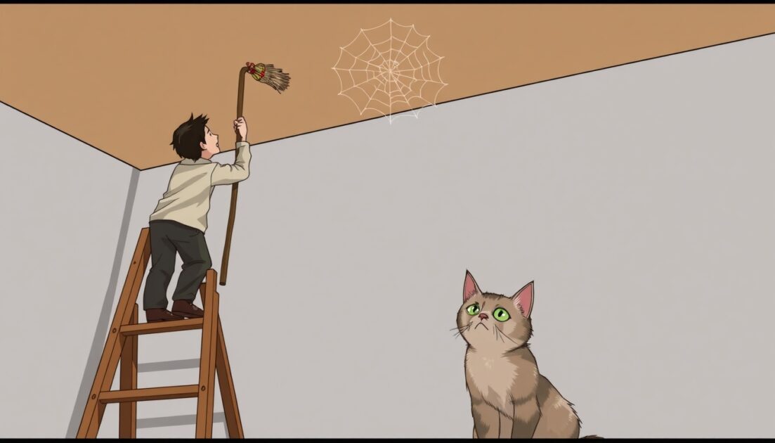 αρχείο λήψης 12 Γιατί η γάτα μου τρώει ιστούς αράχνης