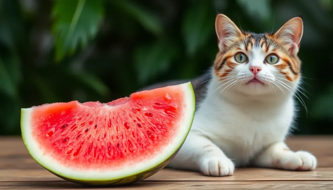 Μπορούν οι γάτες να φάνε καρπούζι