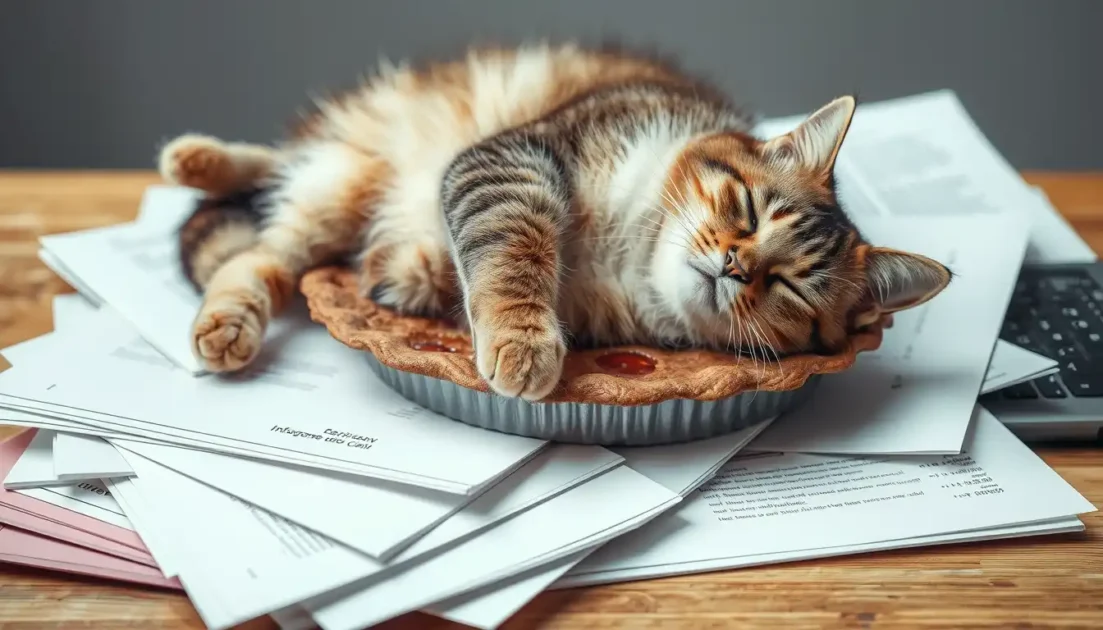 οι γάτες ξαπλώνουν πάνω σε πράγματα