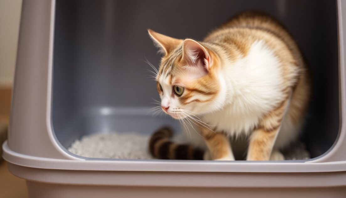 Γιατί η ηλικιωμένη γάτα μου δεν χρησιμοποιεί το κουτί απορριμμάτων