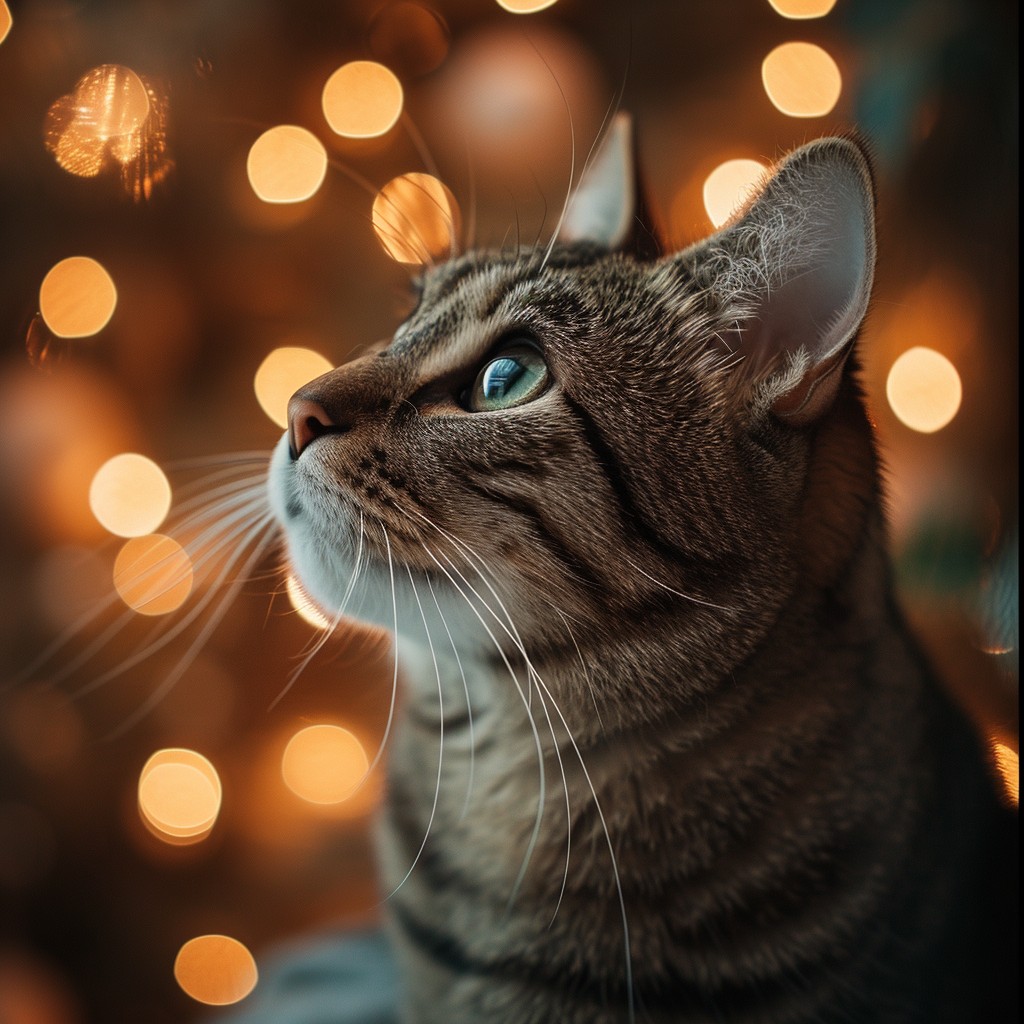 StockCake Dreamy Feline Gaze 1721822113 η γάτα κάνει καλό στην καρδιά