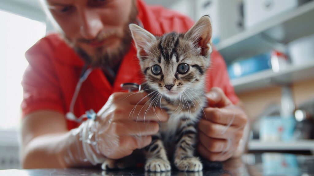 άρρωστο γατακι