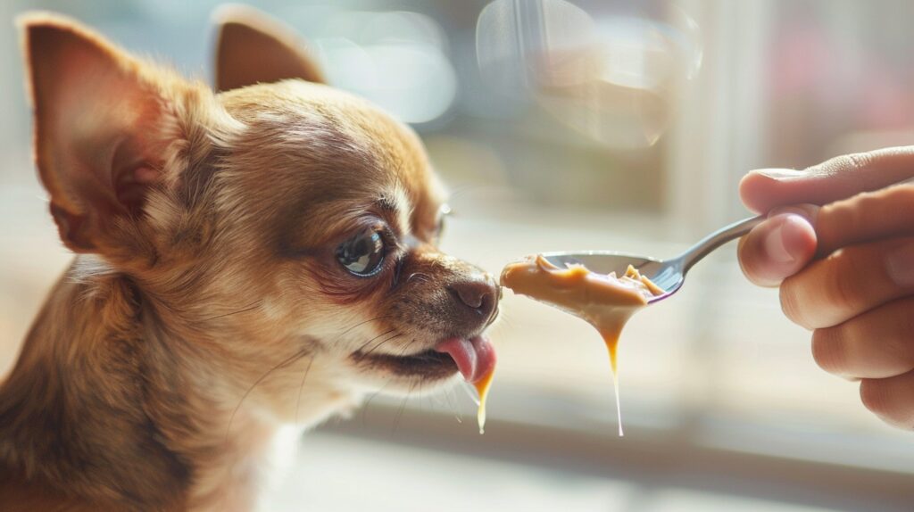 σκυλος τρωει φυστικιβ