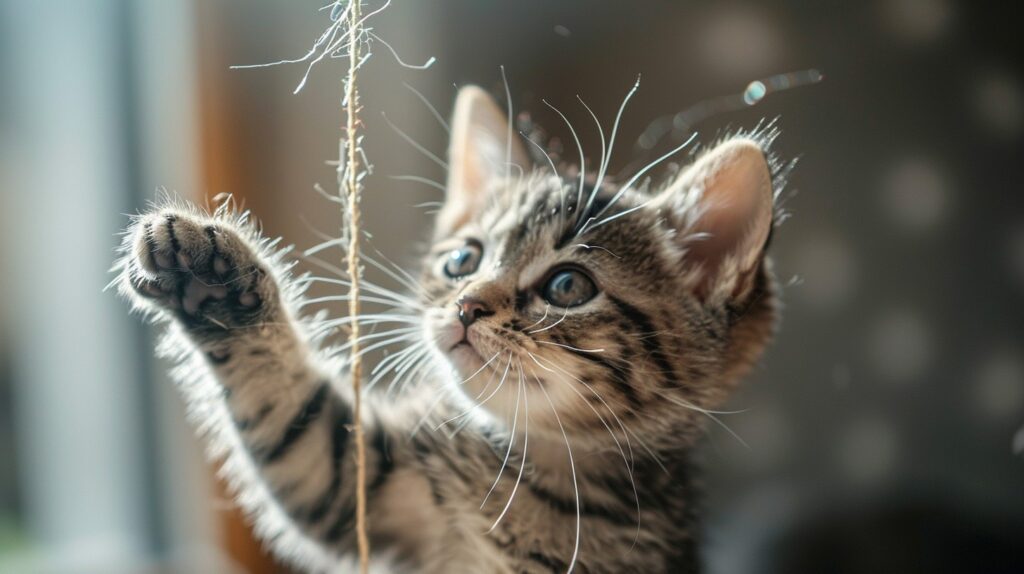 StockCake Kitten Playing Happily 1721457463 οι γάτες μασούν ηλεκτρικά καλώδια η κορδόνια