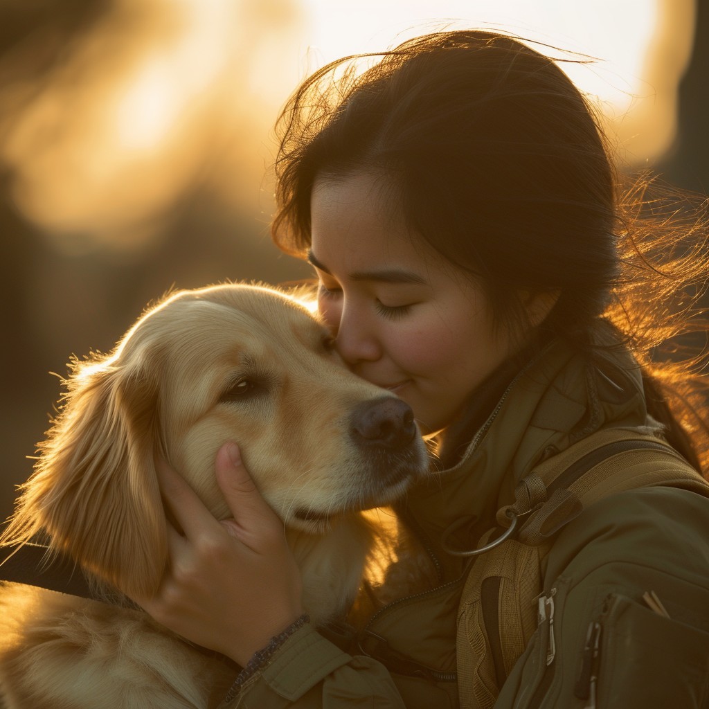 StockCake Loving Pet Embrace 1721919780 Ιδιοκτήτης σκύλου για πρώτη φορά