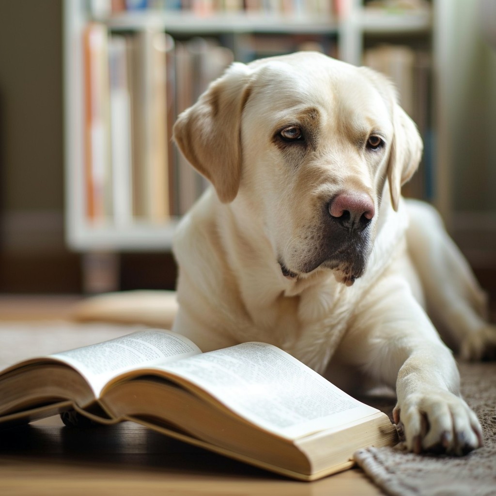 σκύλος γέρνει το κεφάλι