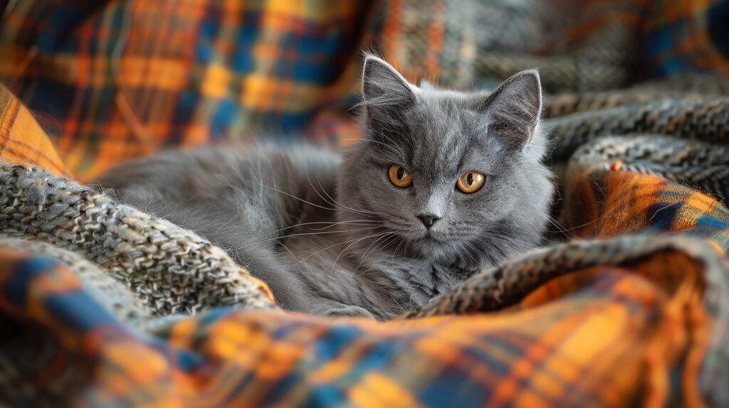 StockCake Cozy Cat Resting 1723352929 η γάτα προσαρμόζεται στο νέο σπίτι