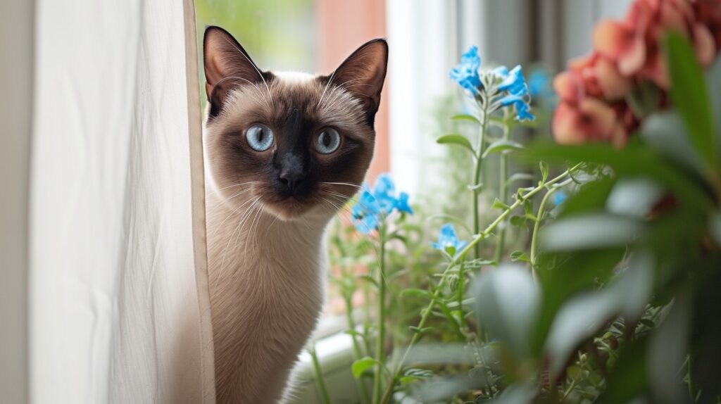 γατα με κοιταει