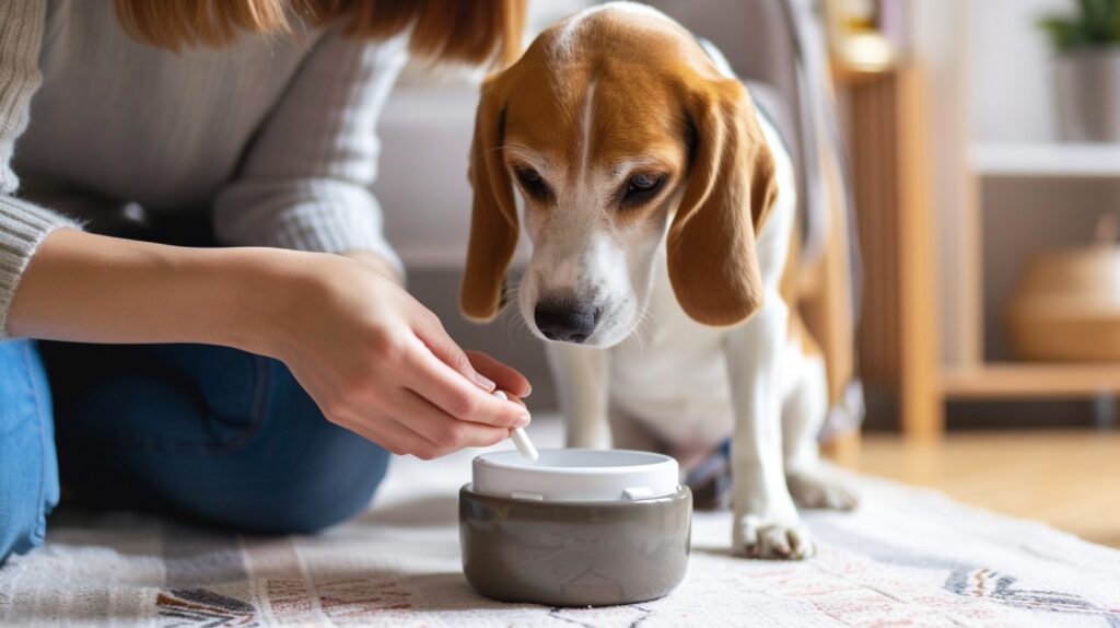 StockCake Feeding Time Fun 1725719327 Μπορούν τα κουτάβια να τρώνε τροφή για ενήλικες σκύλους