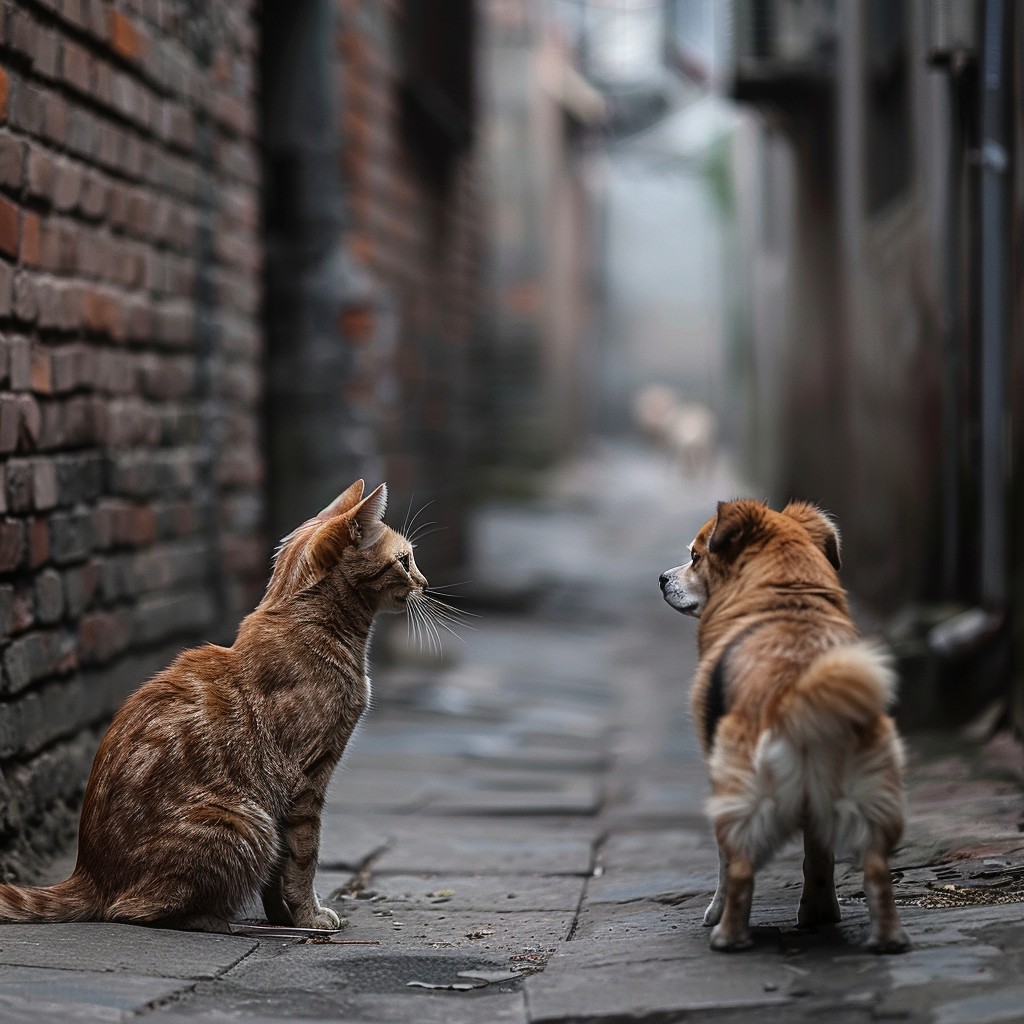 γατα και σκυλος