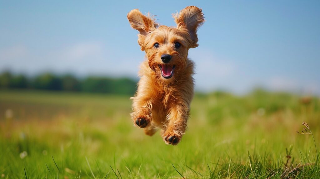 StockCake Joyful Dog Jump 1729486578 450 ονόματα σκύλων