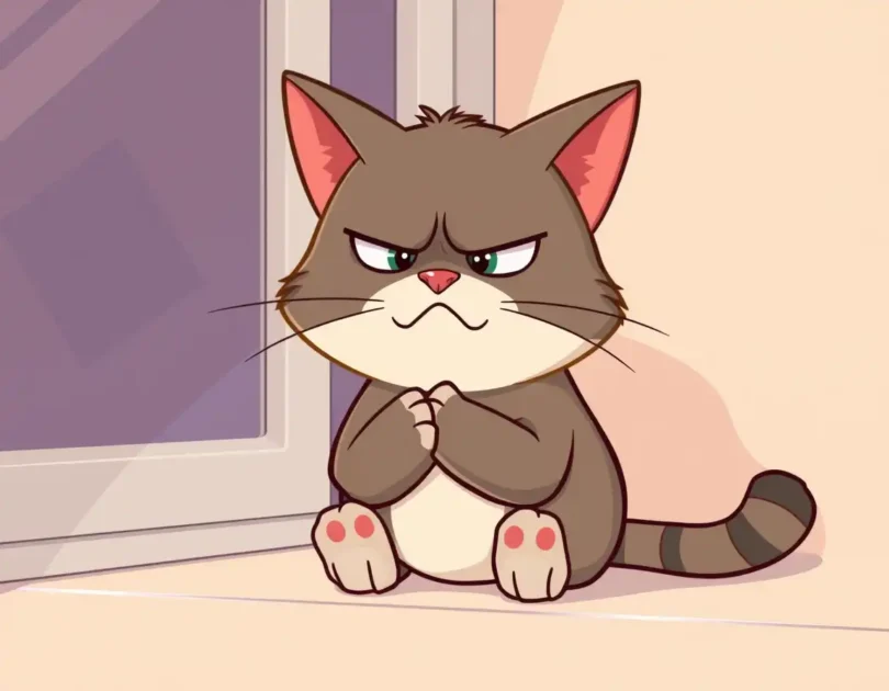 Η γάτα μου σταυρώνει τις πατούσες της