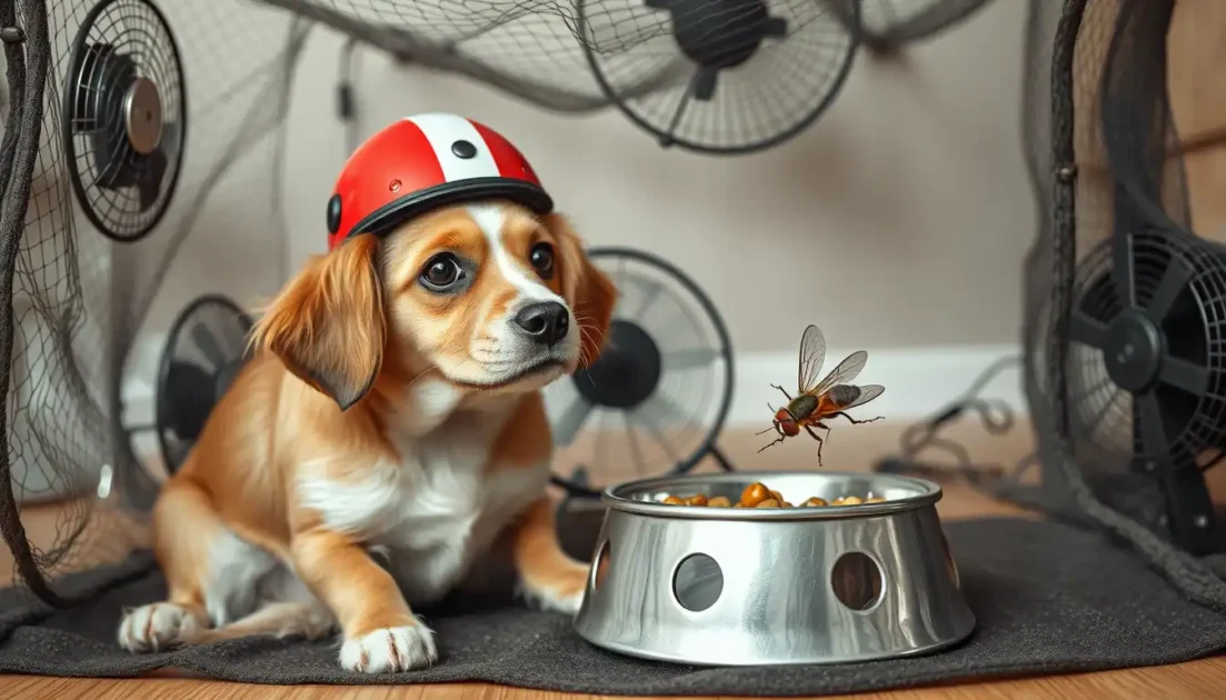 Τρόποι για να Απομακρύνεις τις Μύγες από το Φαγητό του Σκύλου