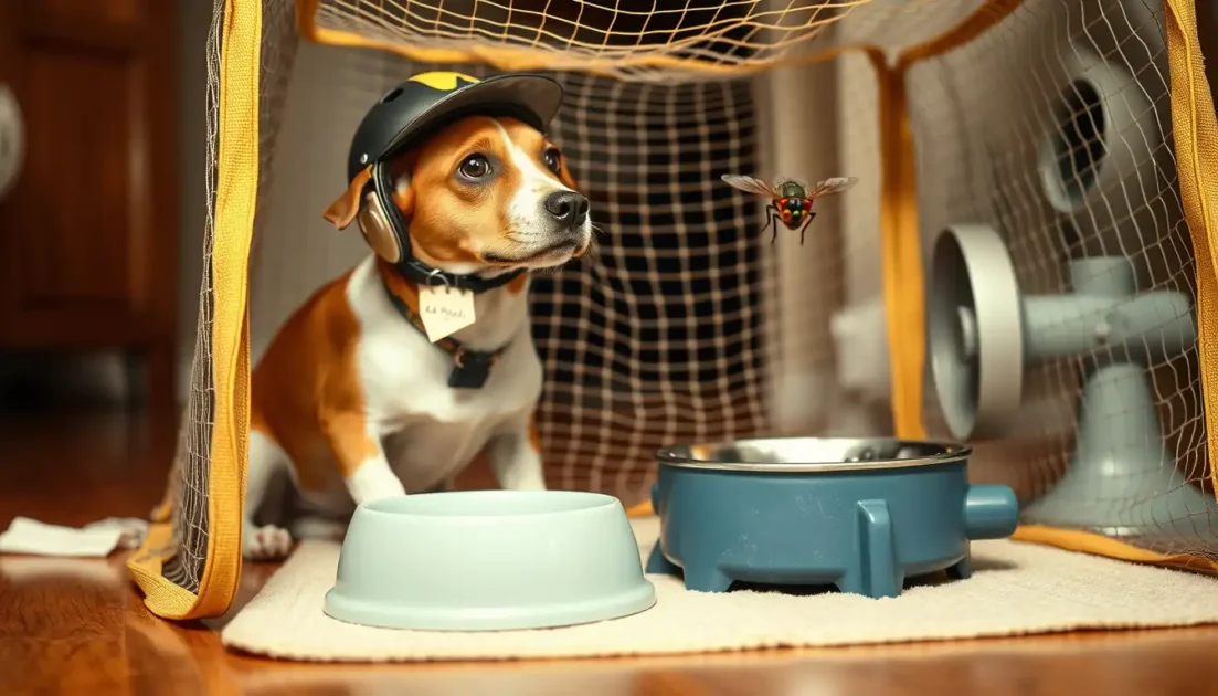 Τρόποι για να Απομακρύνεις τις Μύγες από το Φαγητό του Σκύλου