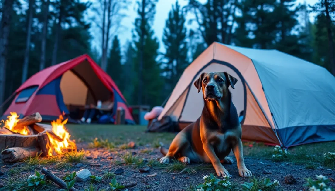 Κάμπινγκ με τον σκύλο