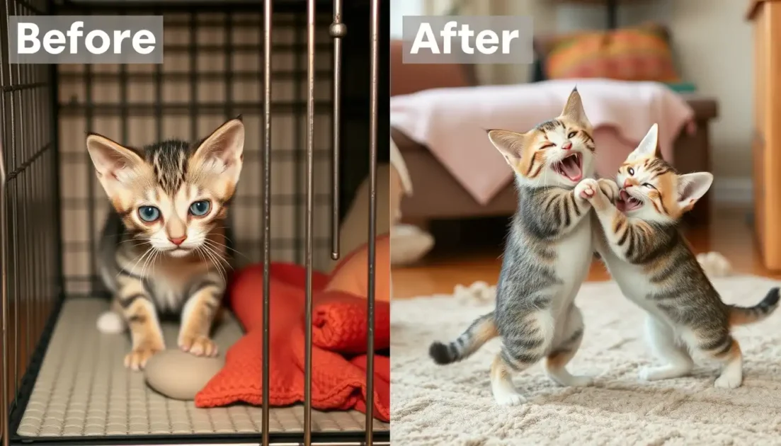 Γιατί πρέπει να υιοθετήσετε ένα δεμένο ζευγάρι γατάκια