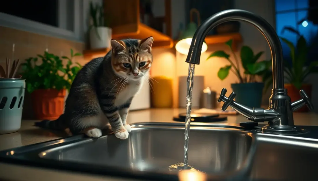 Γιατί η γάτα μου πίνει από τη βρύση;