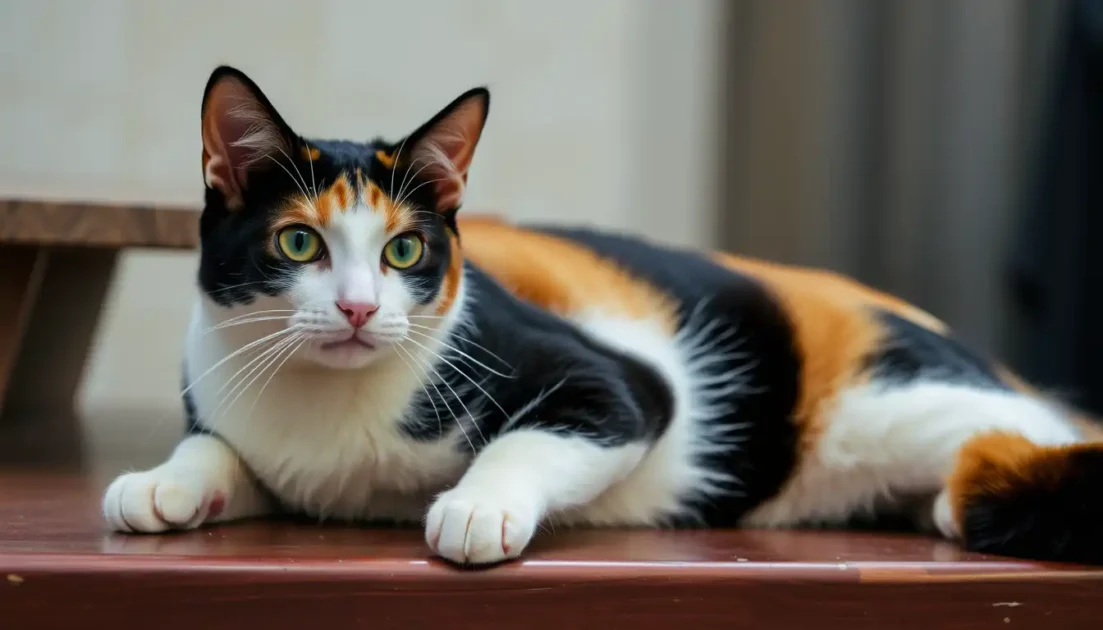 Tricolor cat