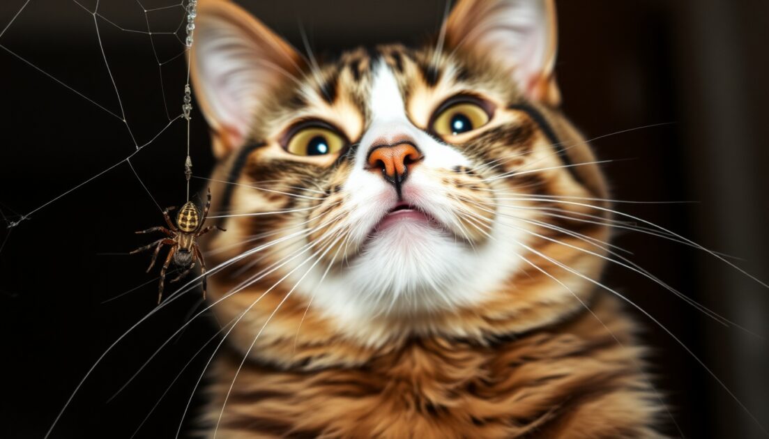Γιατί η γάτα μου τρώει ιστούς αράχνης