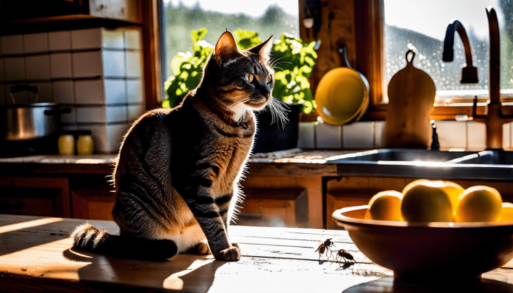 μύγες και γατα