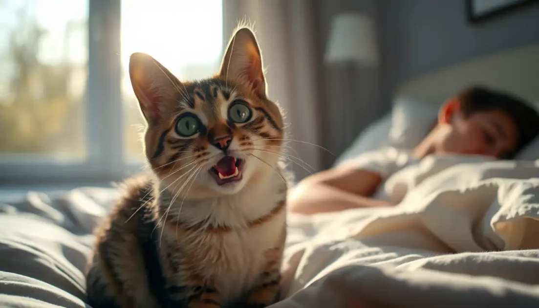 η γάτα σας κάνει περίεργους θορύβους