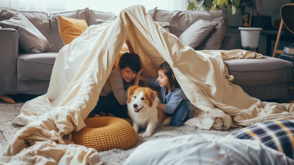 StockCake Cozy Blanket Fort 1727412733 Ποιοι είναι οι καλύτεροι τρόποι για να διδάξετε κόλπα στο κουτάβι σας;