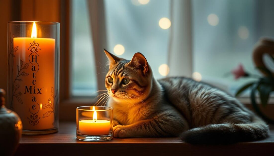 αρωματικά κεριά γάτες