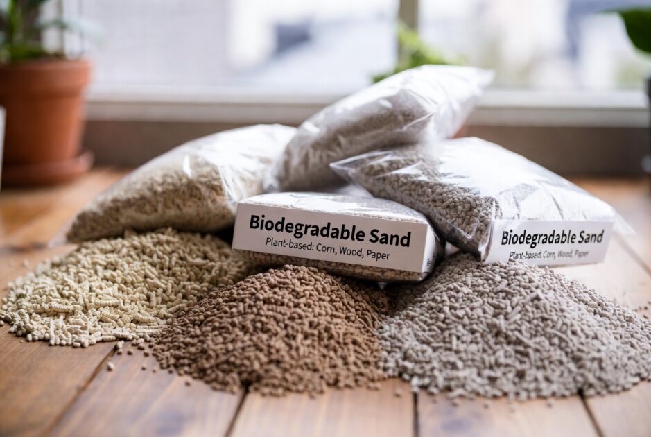 Βιοδιασπώμενη Άμμος Άμμος υγιεινής για τη γάτα σας – Οι καλύτερες επιλογές στην αγορά